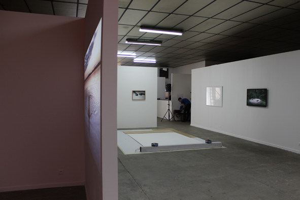 Montage du volet II de l'exposition, vue d'ensemble au BBB centre d'art, 2014 | © BBB centre d'art