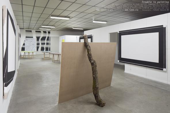 BBB centre d'art,  exposition «Trouble in painting », vue d'exposition, 2015, crédit photo : Yohann Gozard