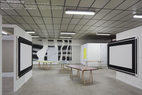 BBB centre d'art,  exposition «Trouble in painting », vue d'exposition, 2015, crédit photo : Yohann Gozard