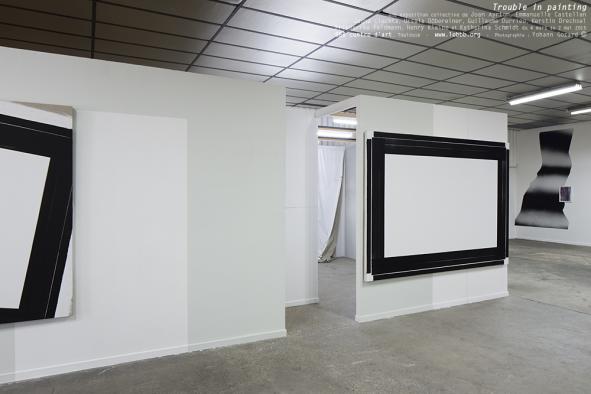 BBB centre d'art,  exposition «Trouble in painting », vue d'exposition, 2015, crédit photo : Yohann Gozard