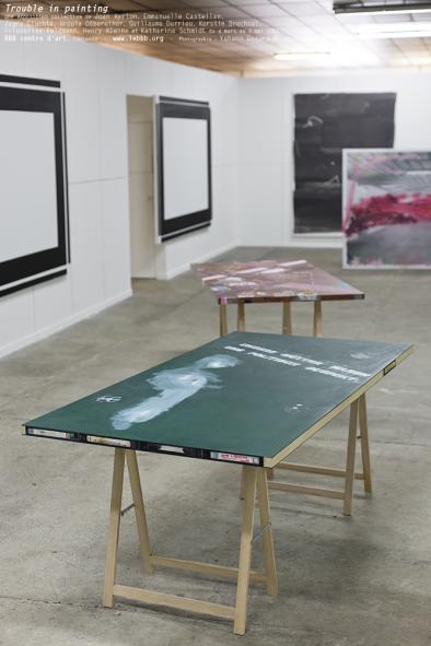 BBB centre d'art,  exposition «Trouble in painting », vue d'exposition, 2015, crédit photo : Yohann Gozard