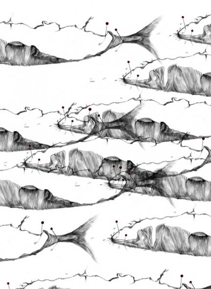 Carton d'invitation de l'exposition, visuel réalisé par Aurélien Vret, production BBB centre d'art