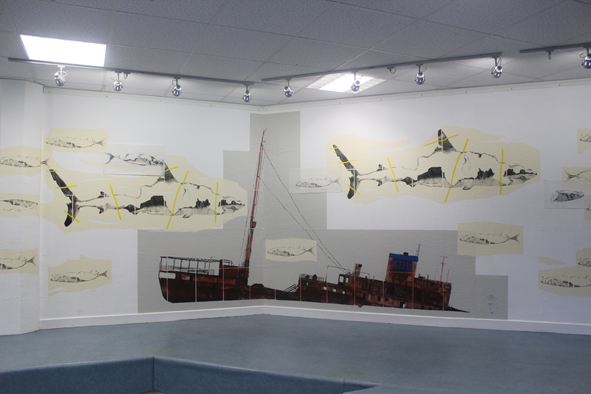Exposition Dissection Marine, Aurélien Vret, lycée Toulouse-Lautrec | © BBB centre d'art