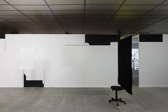 BBB centre d'art, Olivier Nottellet, exposition « Zone de ralentissement », vue d'exposition, 2015, crédit photo : Yohann Gozard