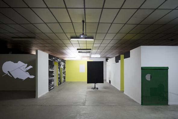 BBB centre d'art, Olivier Nottellet, exposition « Zone de ralentissement », vue d'exposition, 2015, crédit photo : Yohann Gozard