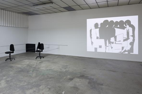 BBB centre d'art, Olivier Nottellet, exposition « Zone de ralentissement », vue d'exposition, 2015, crédit photo : Yohann Gozard