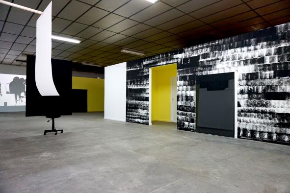 Olivier Nottellet, « Zone de ralentissement », vue d'exposition au BBB centre d'art. © O. Nottellet - ADAGP, Paris 2015
