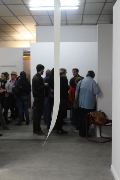 Vernissage de l'exposition « Zone de ralentissement » d'Olivier Nottellet, 7 octobre 2015, © BBB centre d'art - ADAGP, Paris 2015
