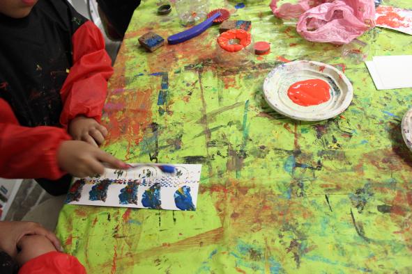 Atelier avec le CLAE Niboul au BBB centre d'art