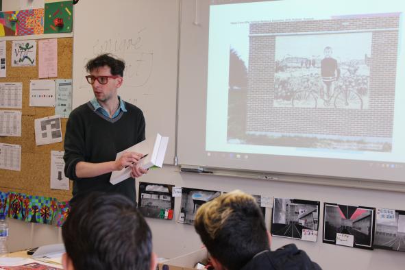 intervention de Chad keveny au collège Rosa Parks | projet 