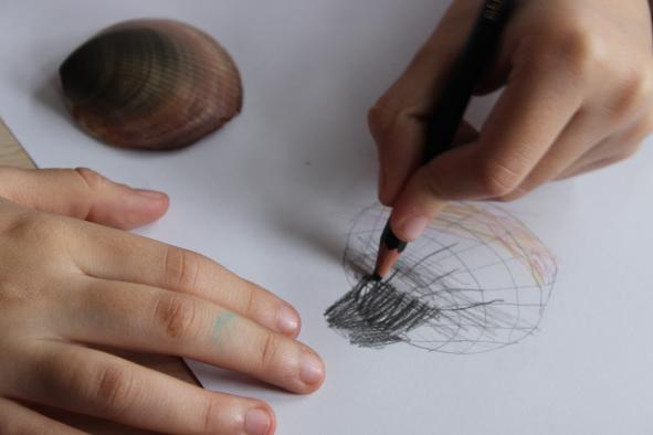 Séance 1 en classe, école Dortis, avec l'artiste Léo Sudre, BBB centre d'art 2020