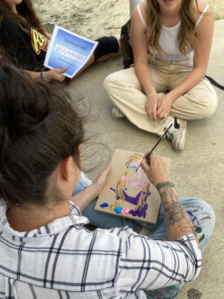 Cassandre Cecchella, résidence au collège Pierre Labitrie de Tournefeuille en partenariat avec le BBB centre d'art, mai 2022