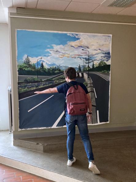 Cassandre Cecchella, résidence au collège Pierre Labitrie de Tournefeuille en partenariat avec le BBB centre d'art, mai 2022