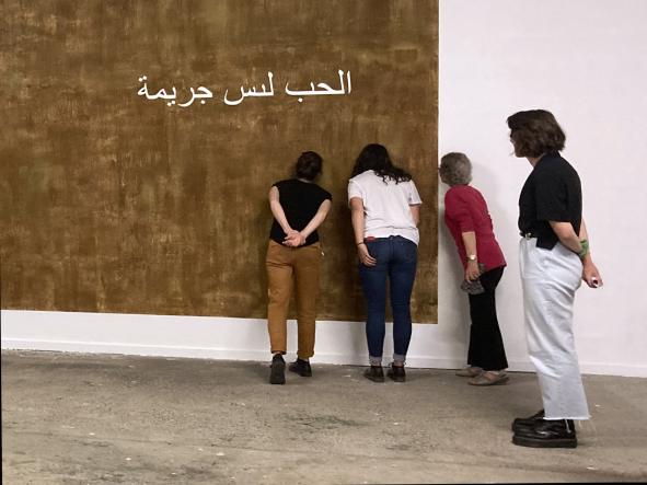 Visite atelier du volet I de l'exposition 