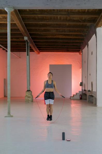 Socheata Aing, « Pratiquer un lieu », performance, LAC 2021 @ Nicolas Lafon