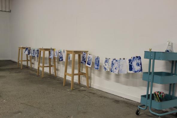 Atelier cyanotype avec Berta Ibáñez © BBB