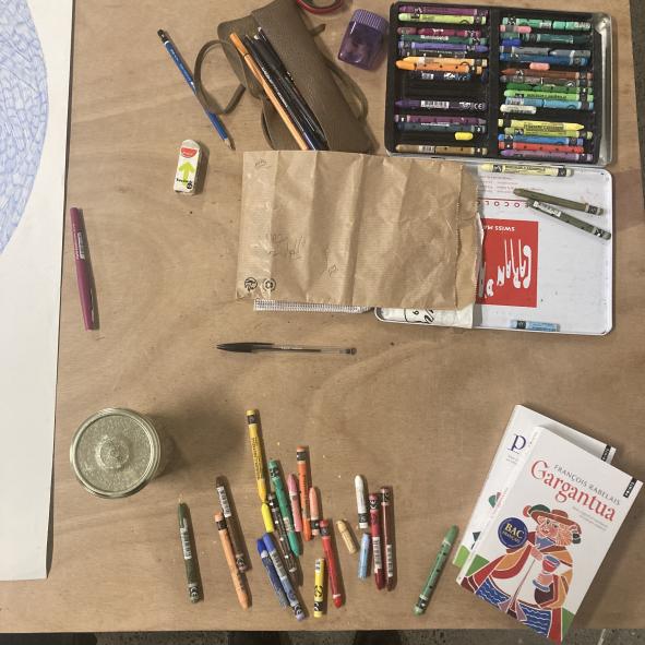Plateau de jeu avec Nicolas Puyjalon, BBB centre d'art 2023