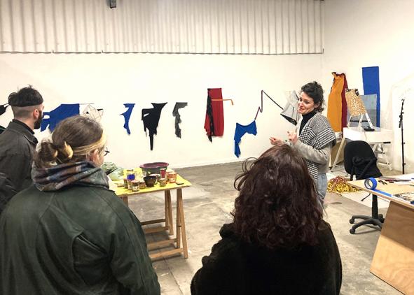 Rencontre avec l'artiste Emilie Franceschin, Formation PA 2023-2024