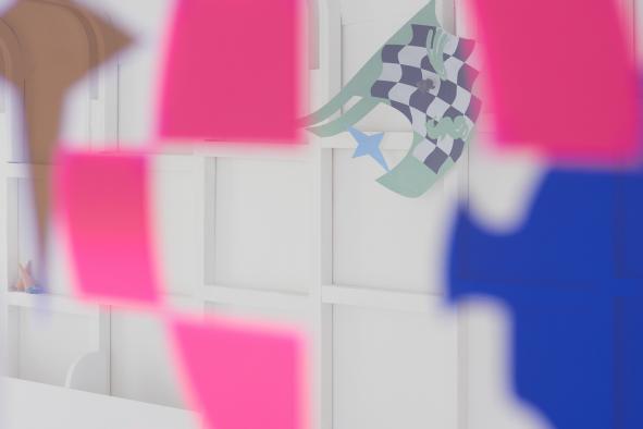 Néphéli Barbas « Les fondations mouvantes », 2025. Commissariat Léa Besson. Exposition au BBB centre d’art, Toulouse. Production BBB centre d’art, avec le soutien de la Fondation des artistes. Photo : Baptiste Dété, 2025.